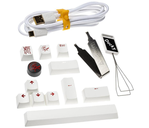 Ducky One 3 Classic White SF MX Red DKON2167ST-RUSPDPWWWSC1 - 1081632 - zdjęcie 6